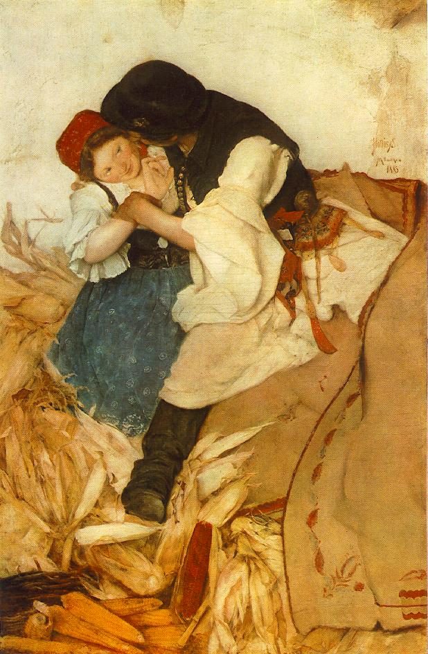 Festményeink: Tengerihántás (Hollósy Simon, 1885) – GITTEGYLET